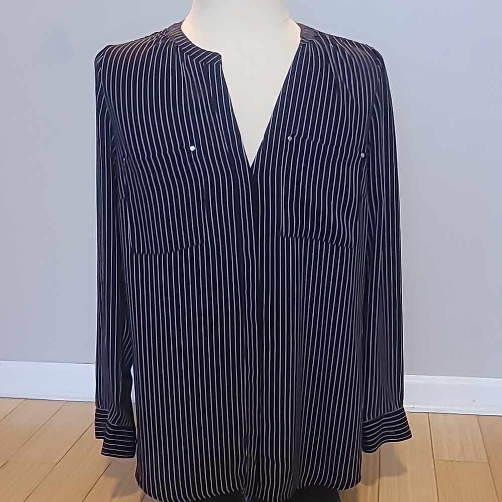 Pinstripe Blouse